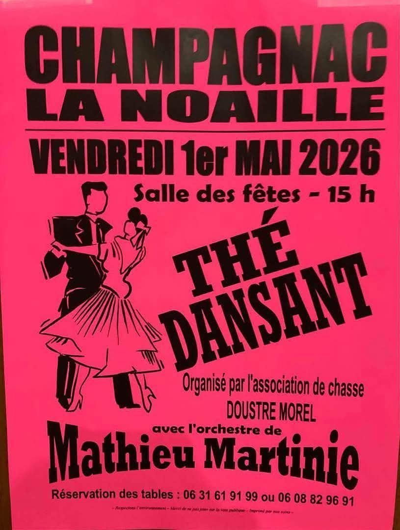 Thé dansant — visuel événement