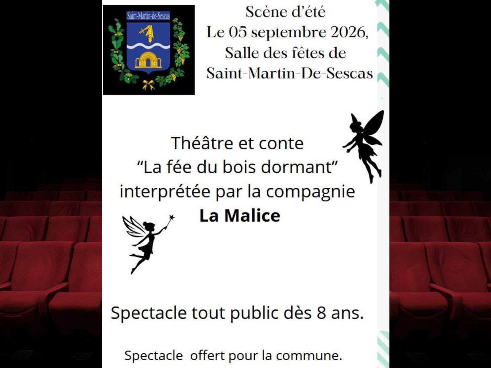 Théâtre et conte "La fée du bois dormant"