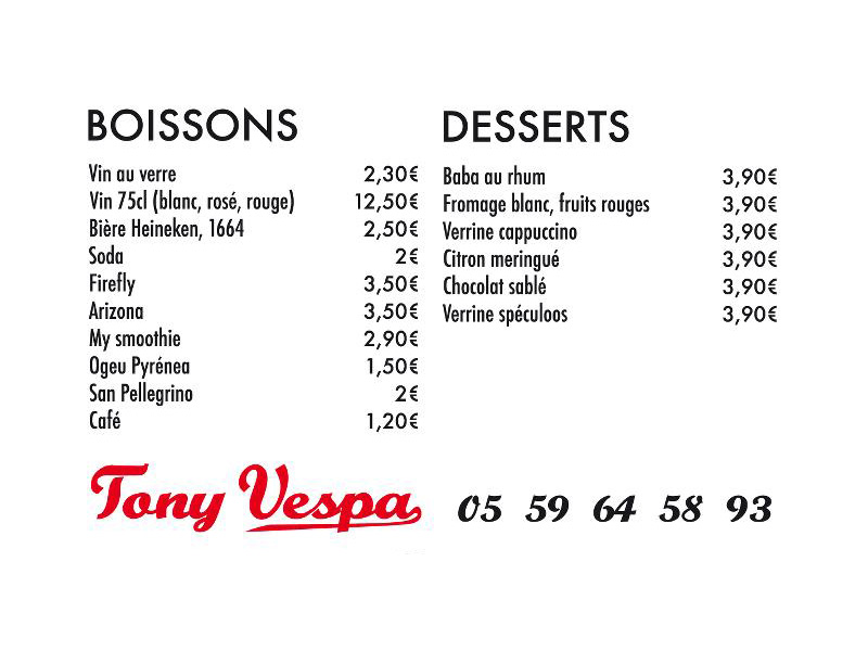 Tony Vespa Pizza