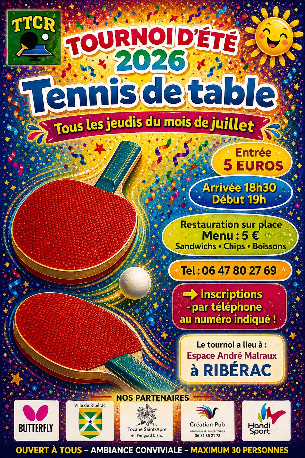 Tournoi de Tennis de Table