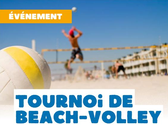 Tournoi de Beach-Volley — visuel événement