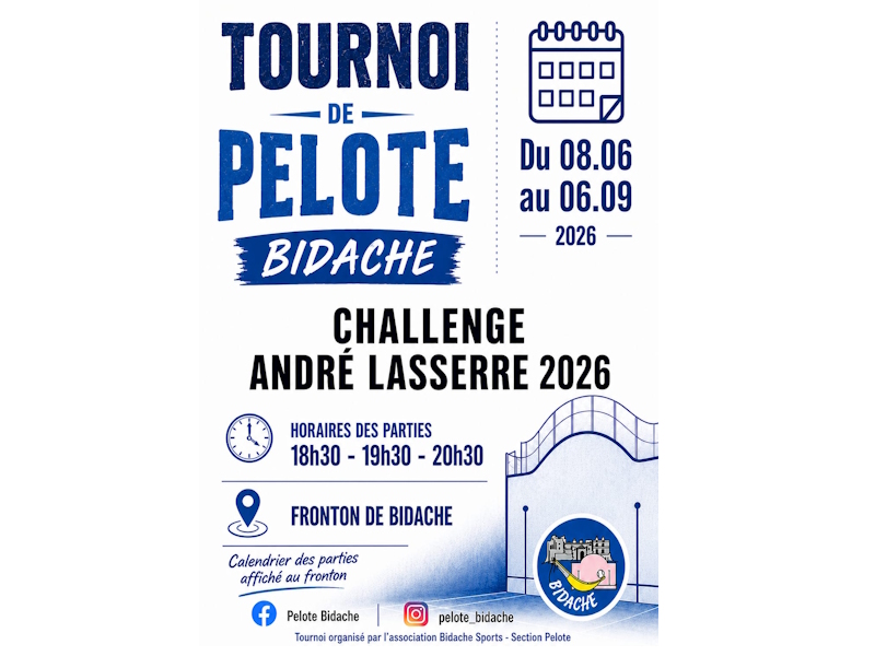 Pelote basque - tournoi de pelote