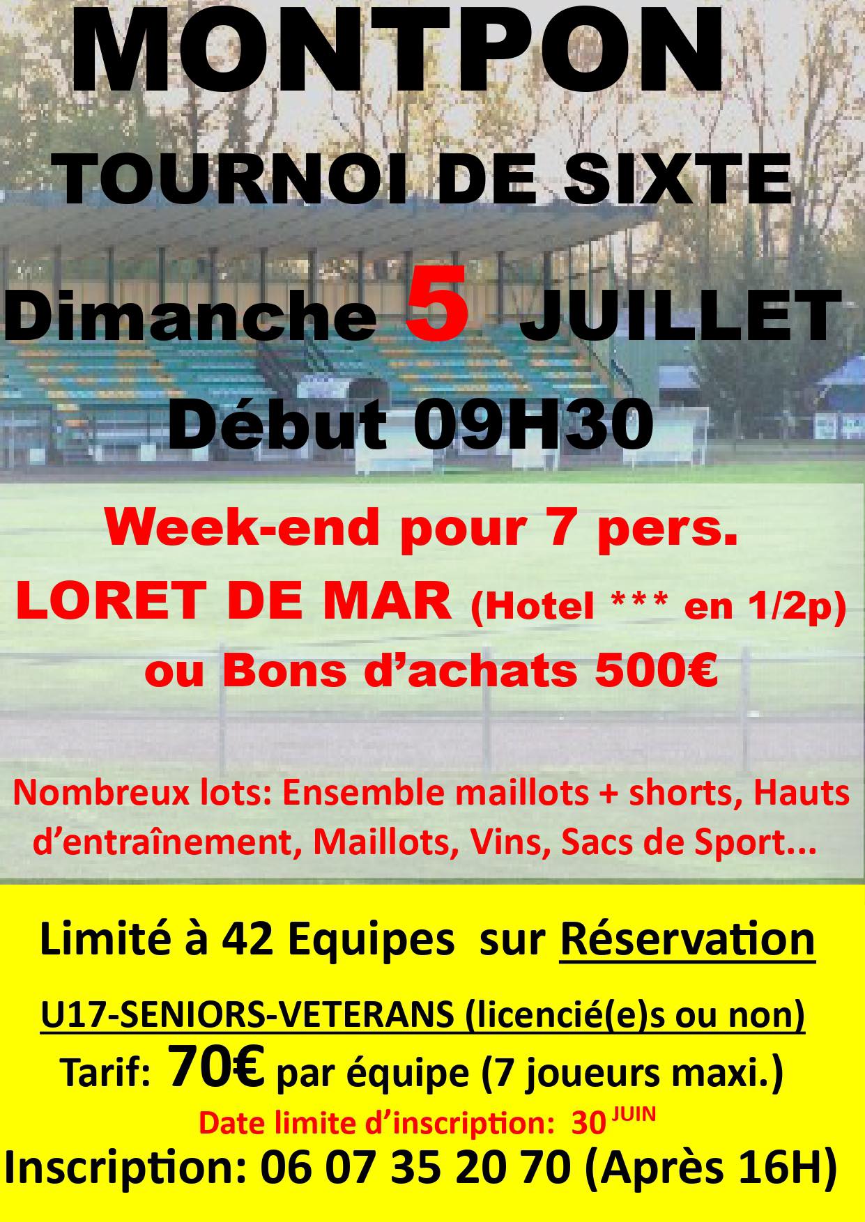 Tournoi de sixte — visuel événement
