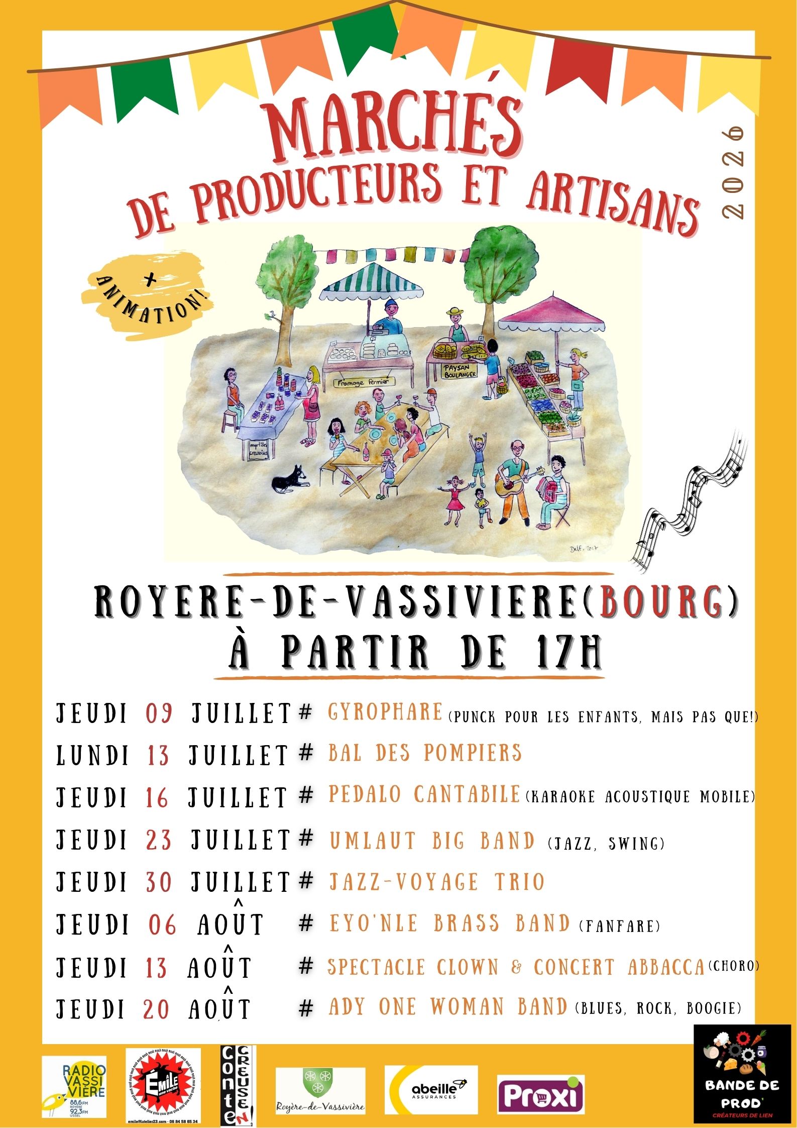 Marché de producteurs et d'artisans locaux