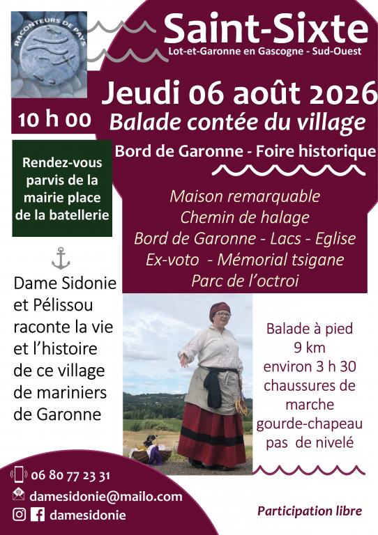 Balade contée du village de Saint-Sixte