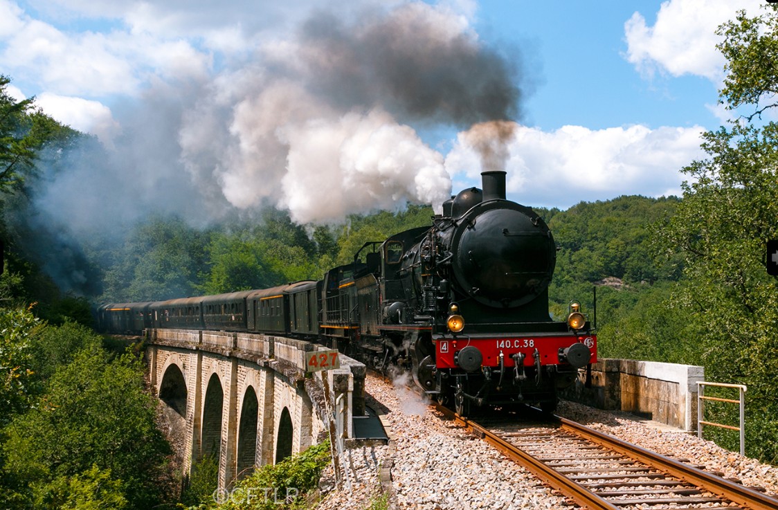 Train touristique à vapeur : De Saint-Léonard de Noblat à Eymoutiers - 12 août
