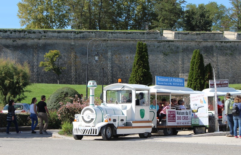 Balade en petit train touristique dans la citadelle à 11h