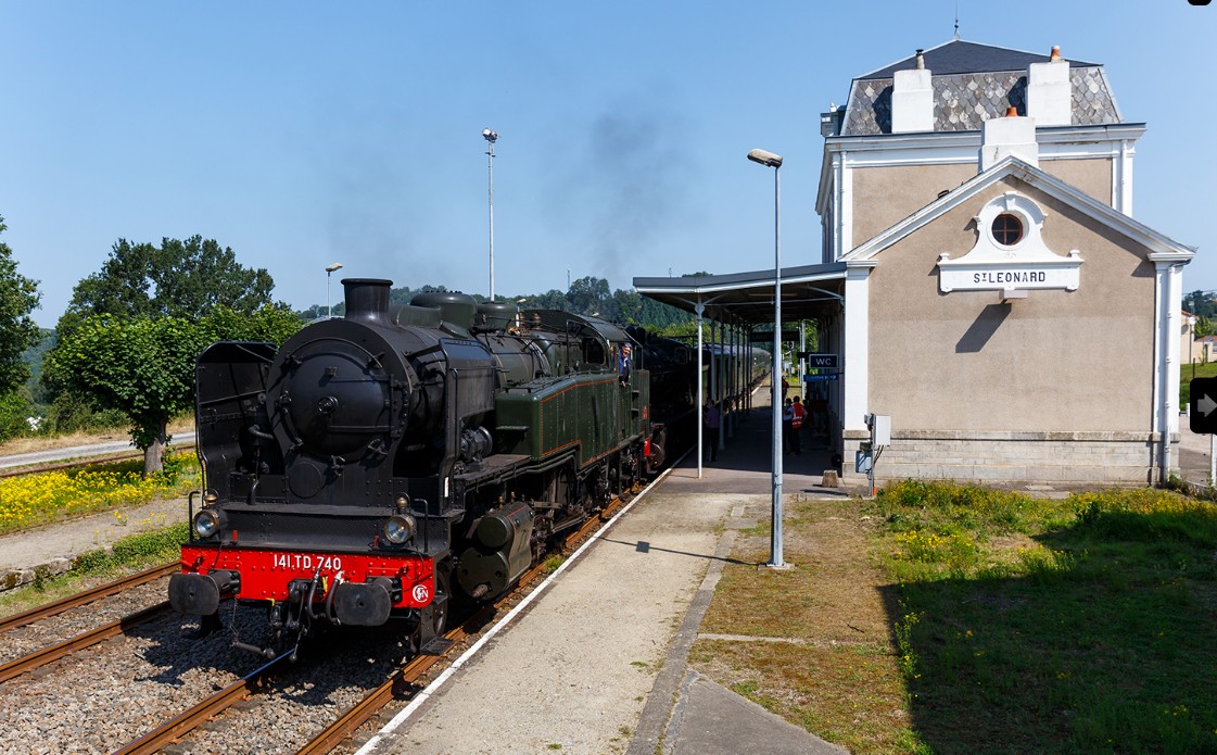Train touristique à vapeur : De Saint-Léonard de Noblat à Eymoutiers — visuel événement