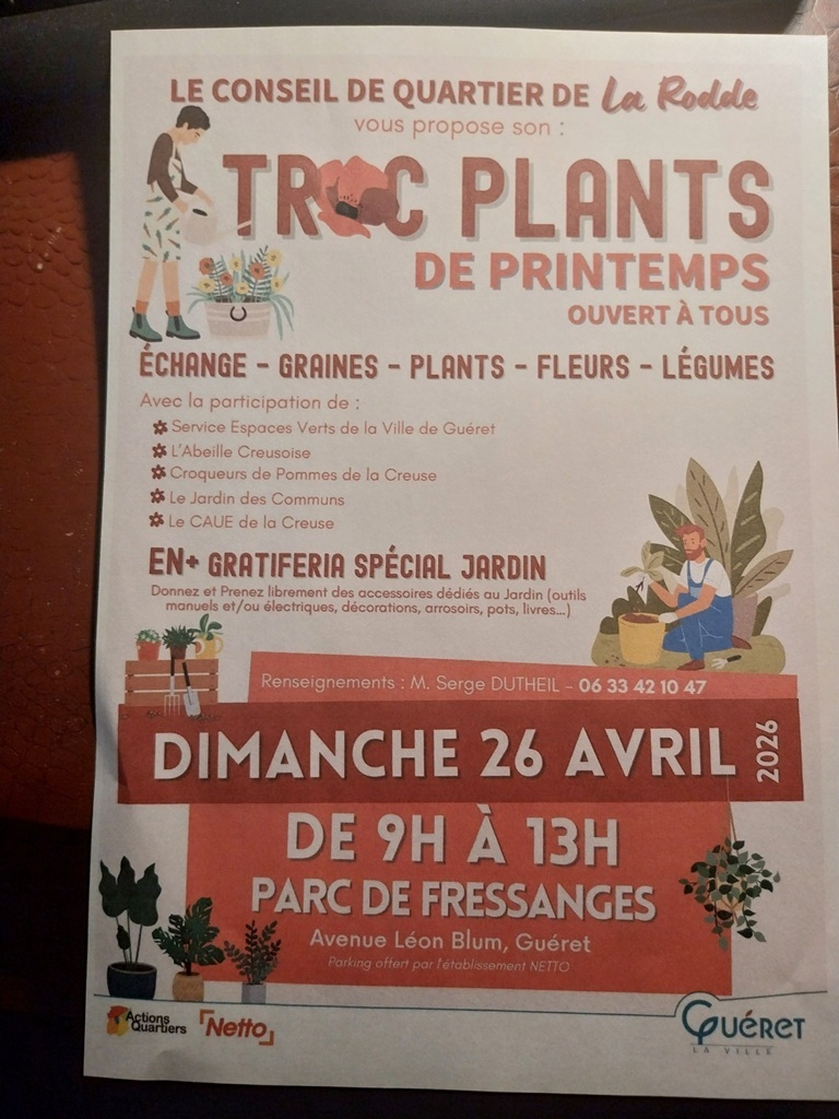 Troc plants de printemps — visuel événement