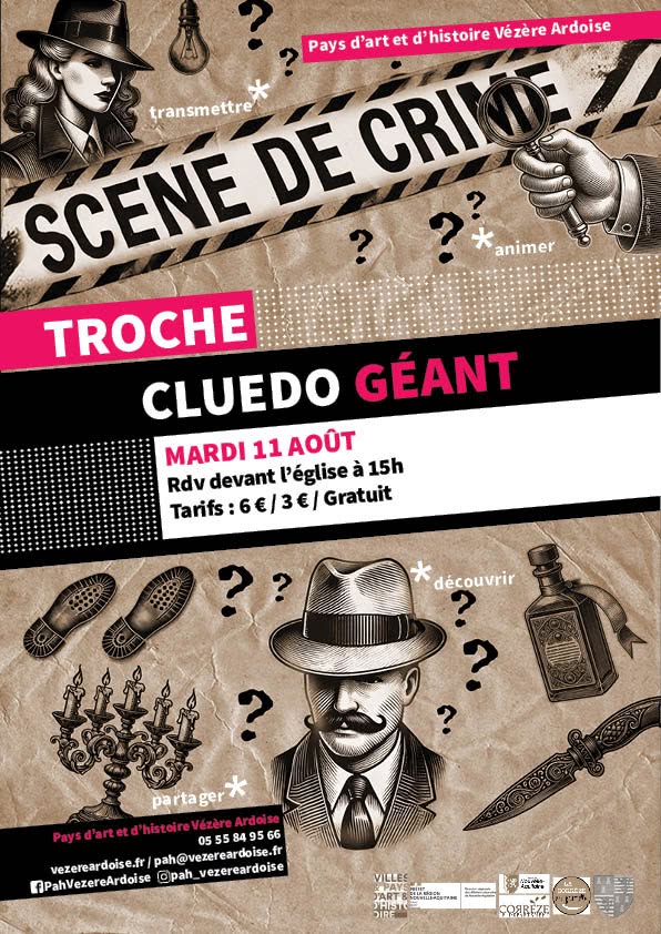 Cluedo géant à Troche