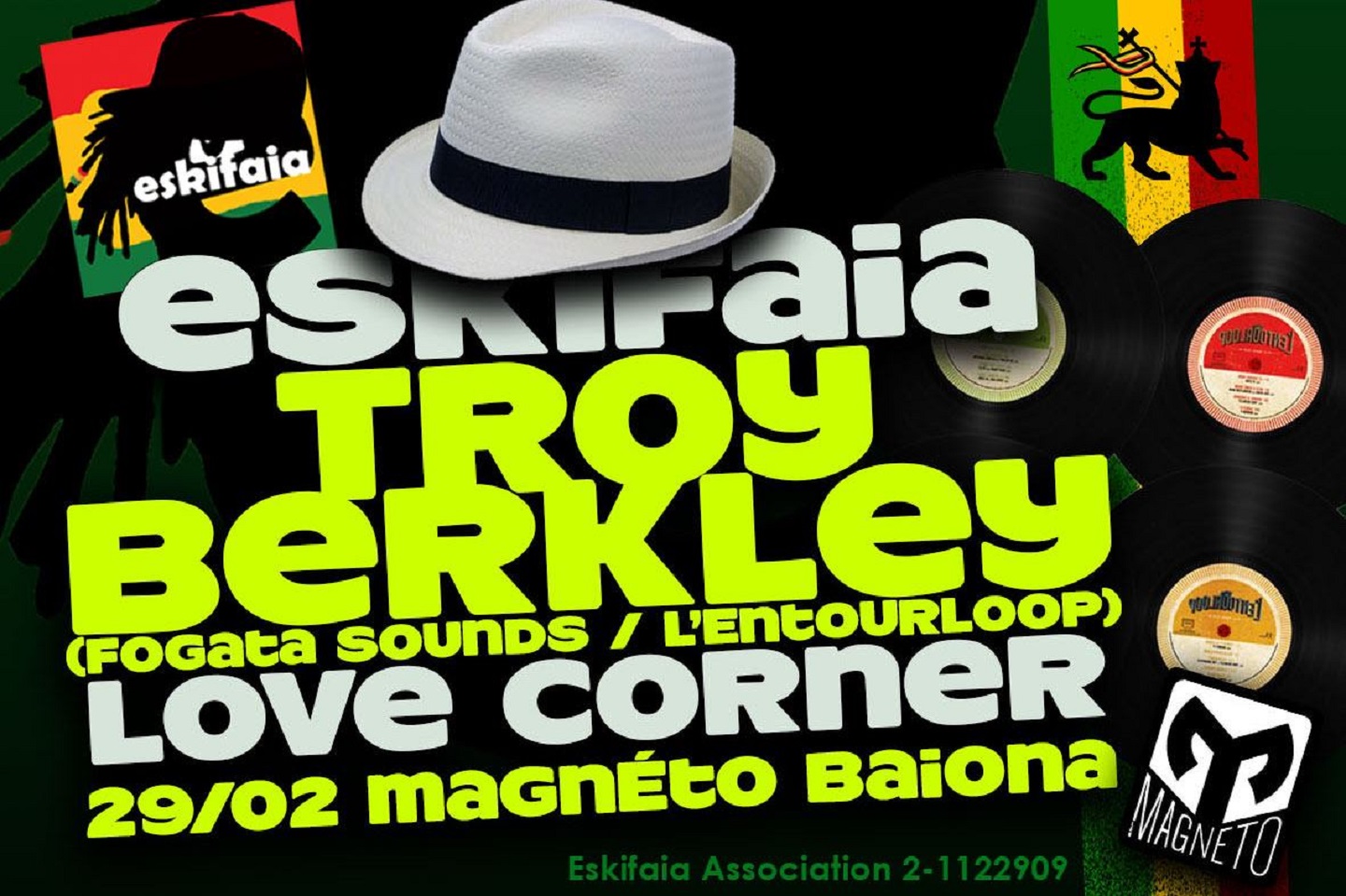 Troy Berkley + Love Corner Sound + Eskifaia