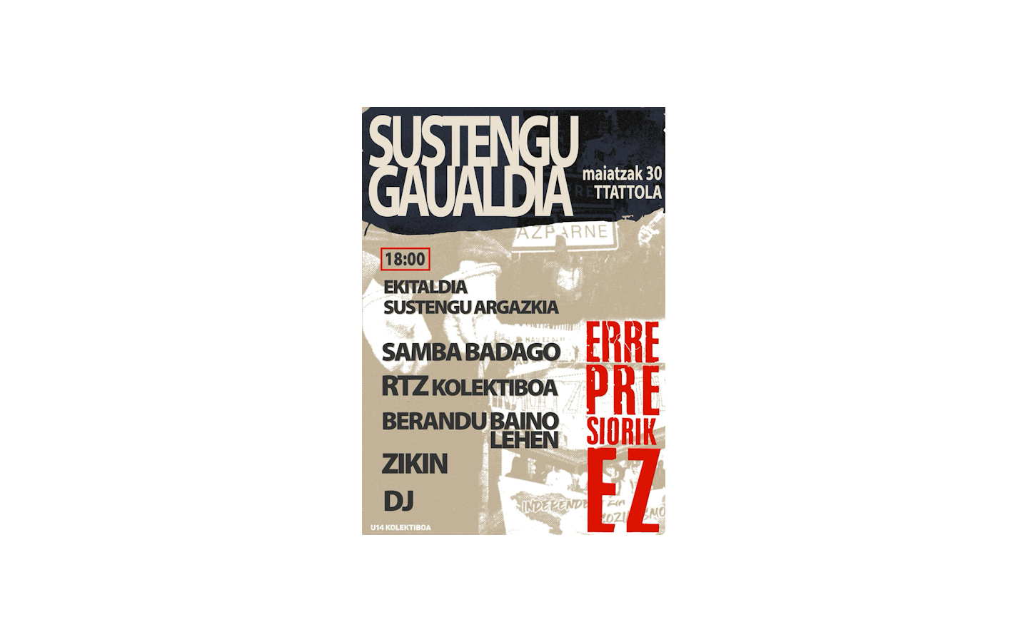 Sustengu Gaualda — visuel événement