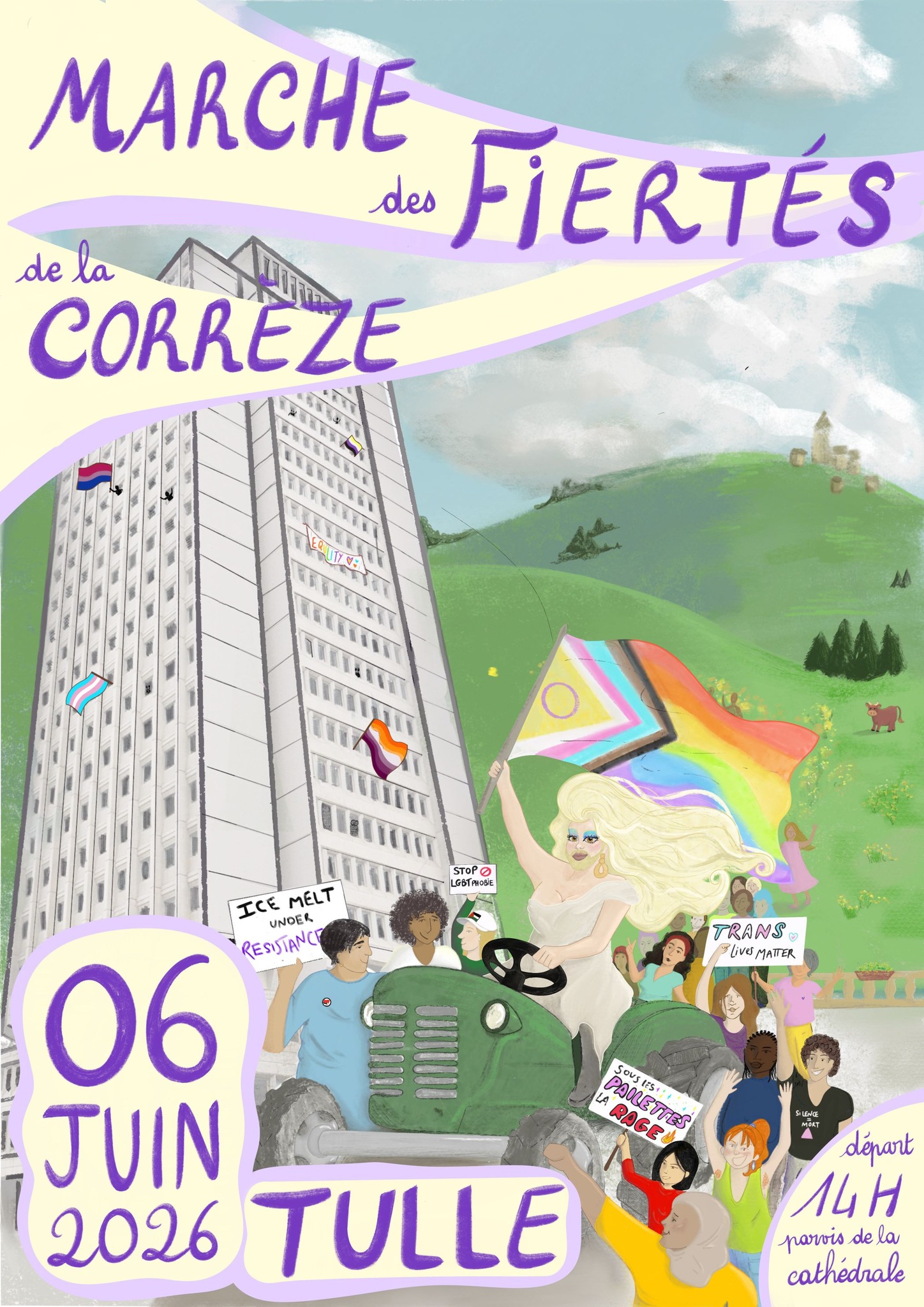 1ère Marche des Fiertés — visuel événement