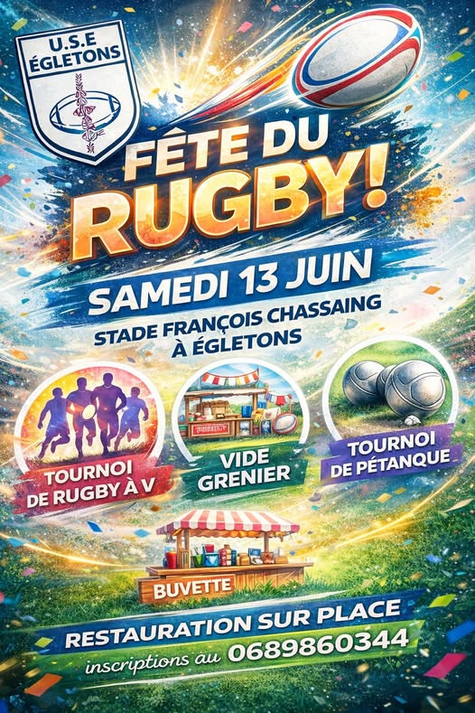 Fête du rugby — visuel événement