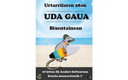 Uda Gaua : soirée été déguisée avec DJ Azukre Beltxarana Uda Gaua : soirée été déguisée avec DJ Azukre Beltxarana