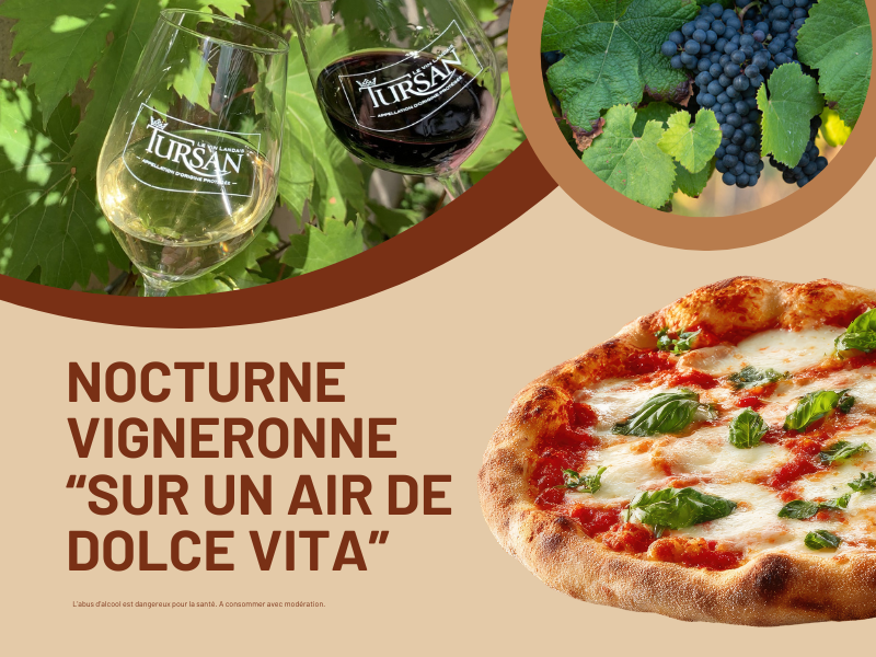 Nocturne vigneronne "Sur un air de dolce vita" — visuel événement