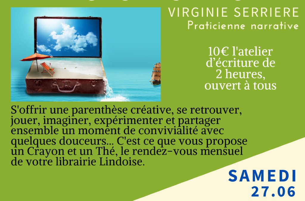 Un crayon et un thé | Virginie Serrière — visuel événement