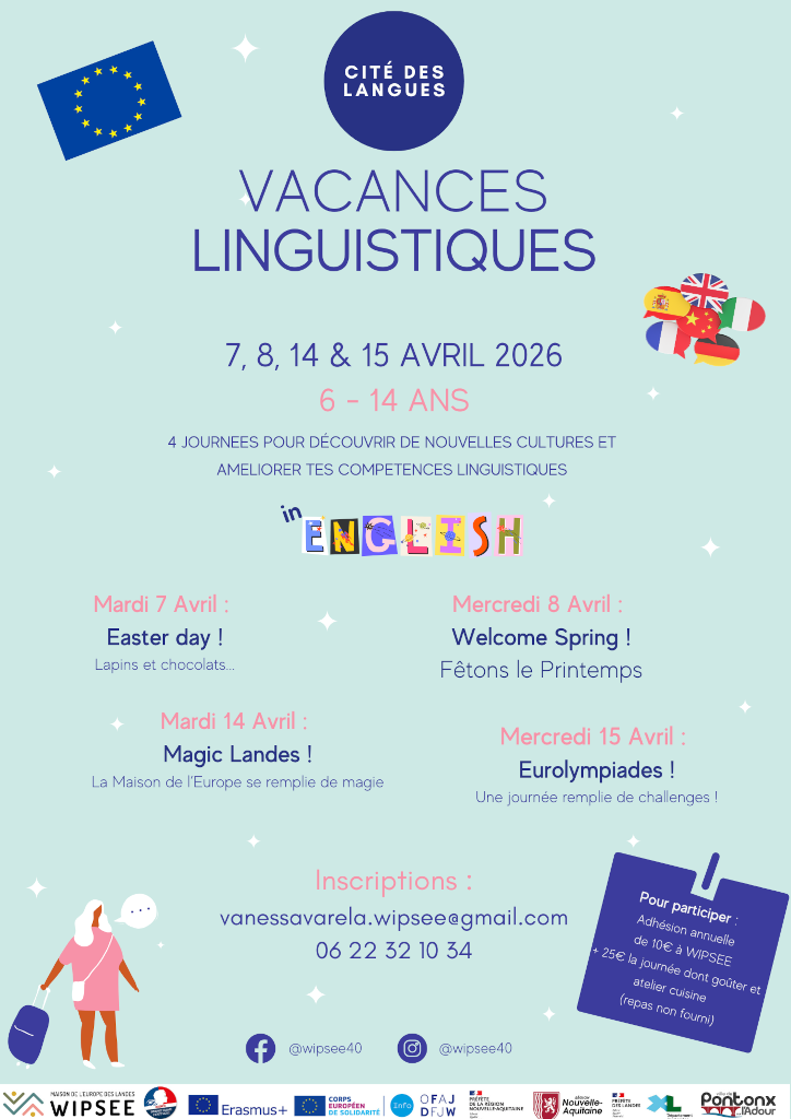 Vacances linguistiques — visuel événement