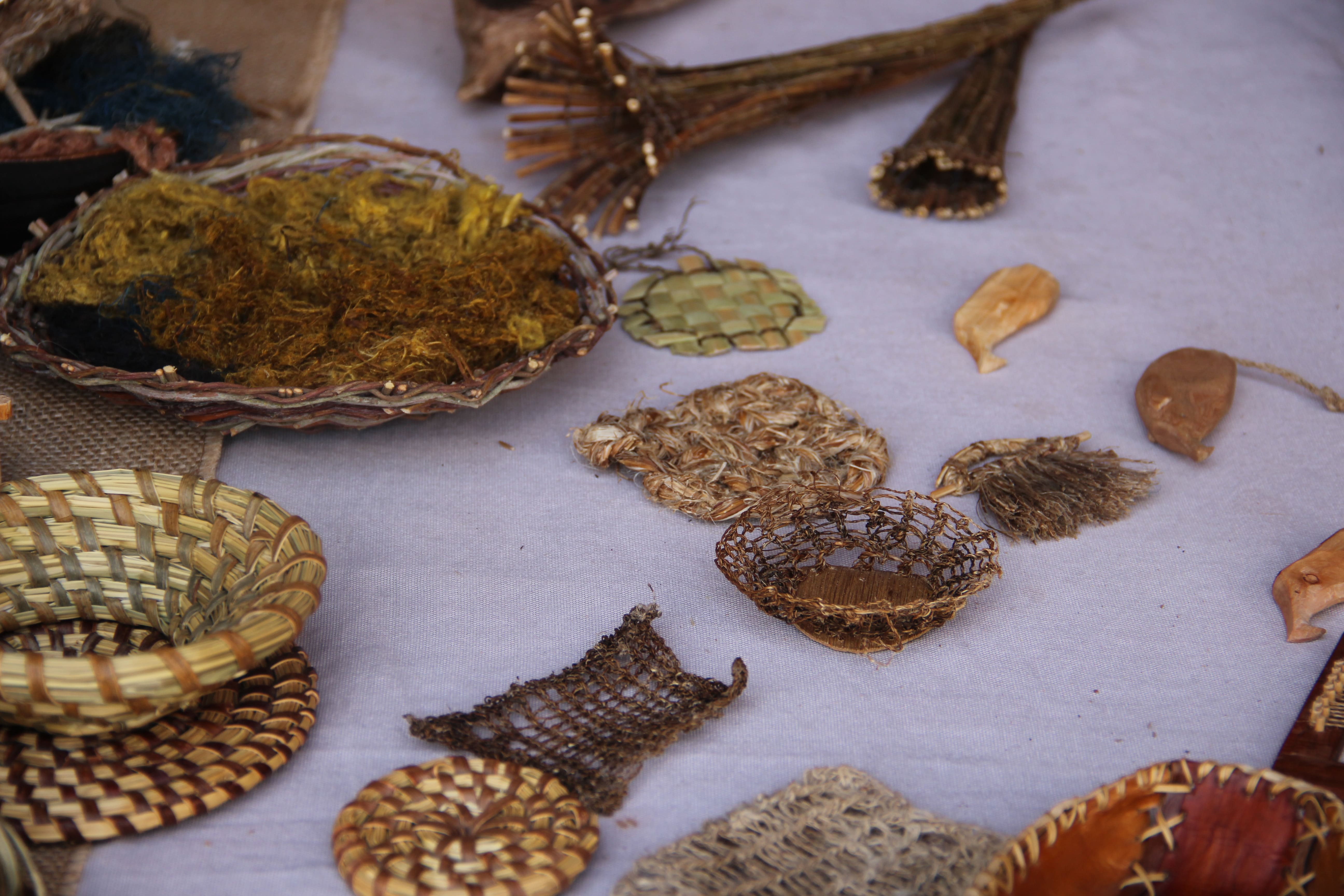 Démonstrations : Vannerie sauvage et travail des fibres