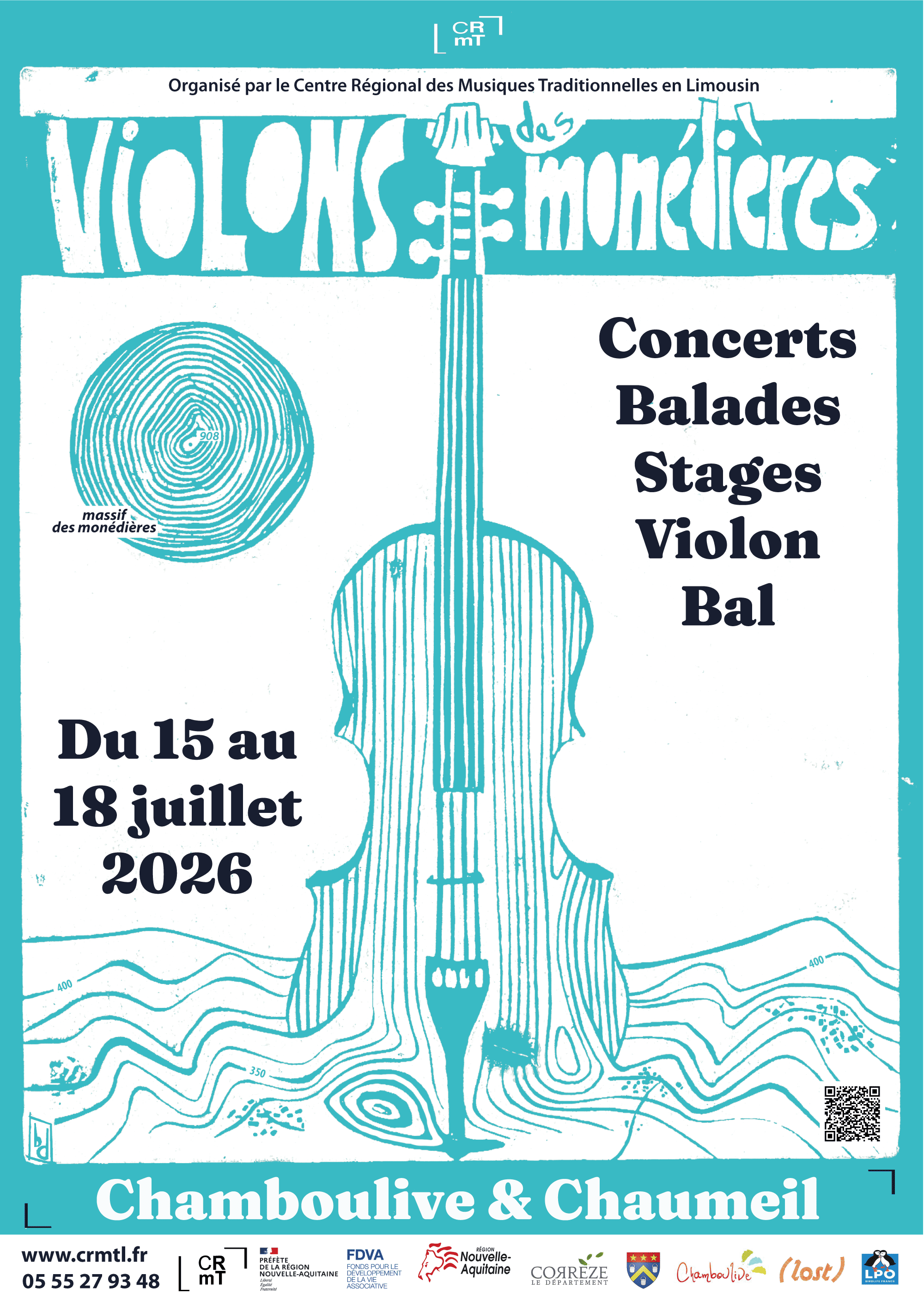 Festival Violons des Monédières — visuel événement