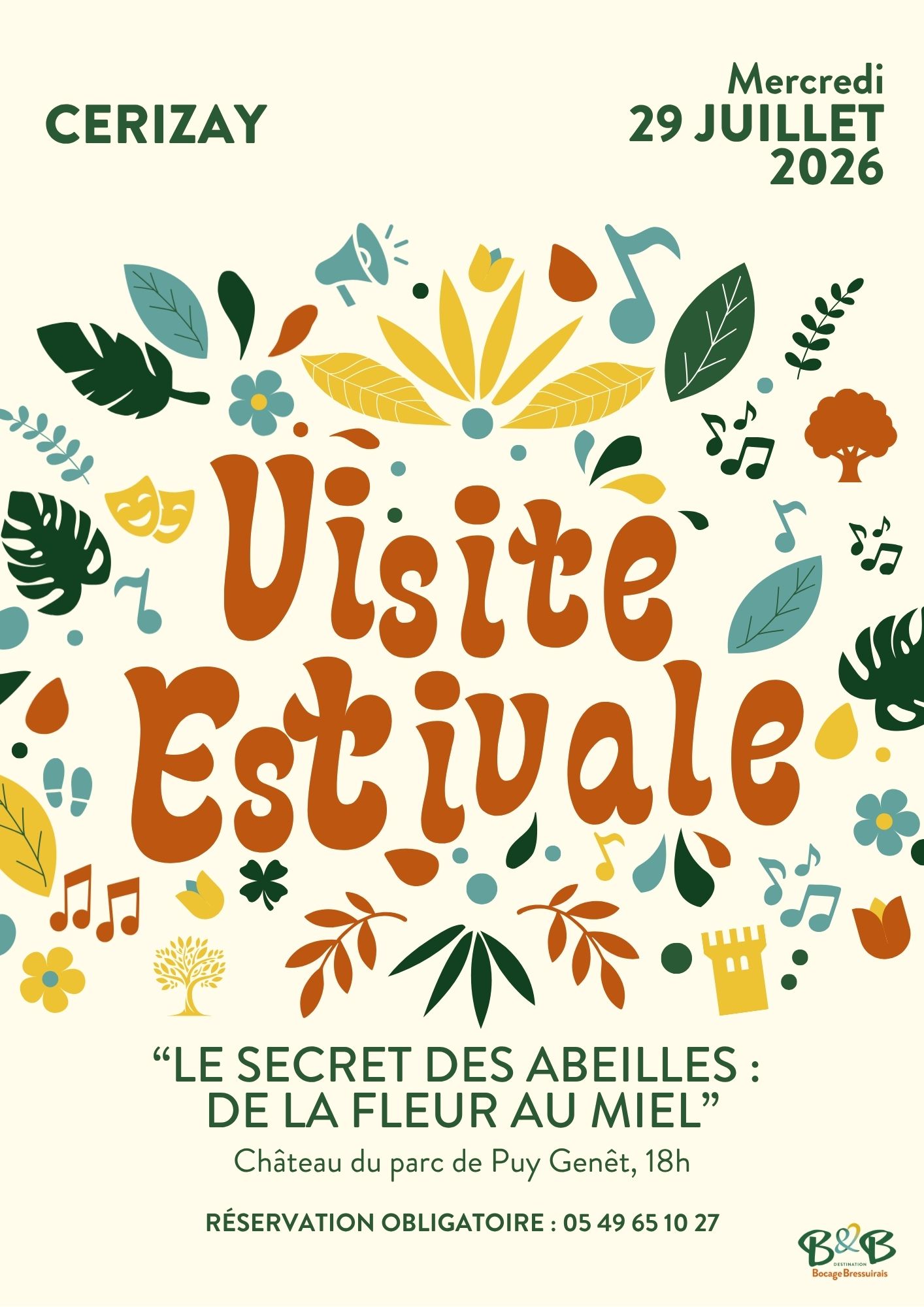 Visites Estivales 2026 - Le secret des abeilles : de la fleur au miel - Cerizay