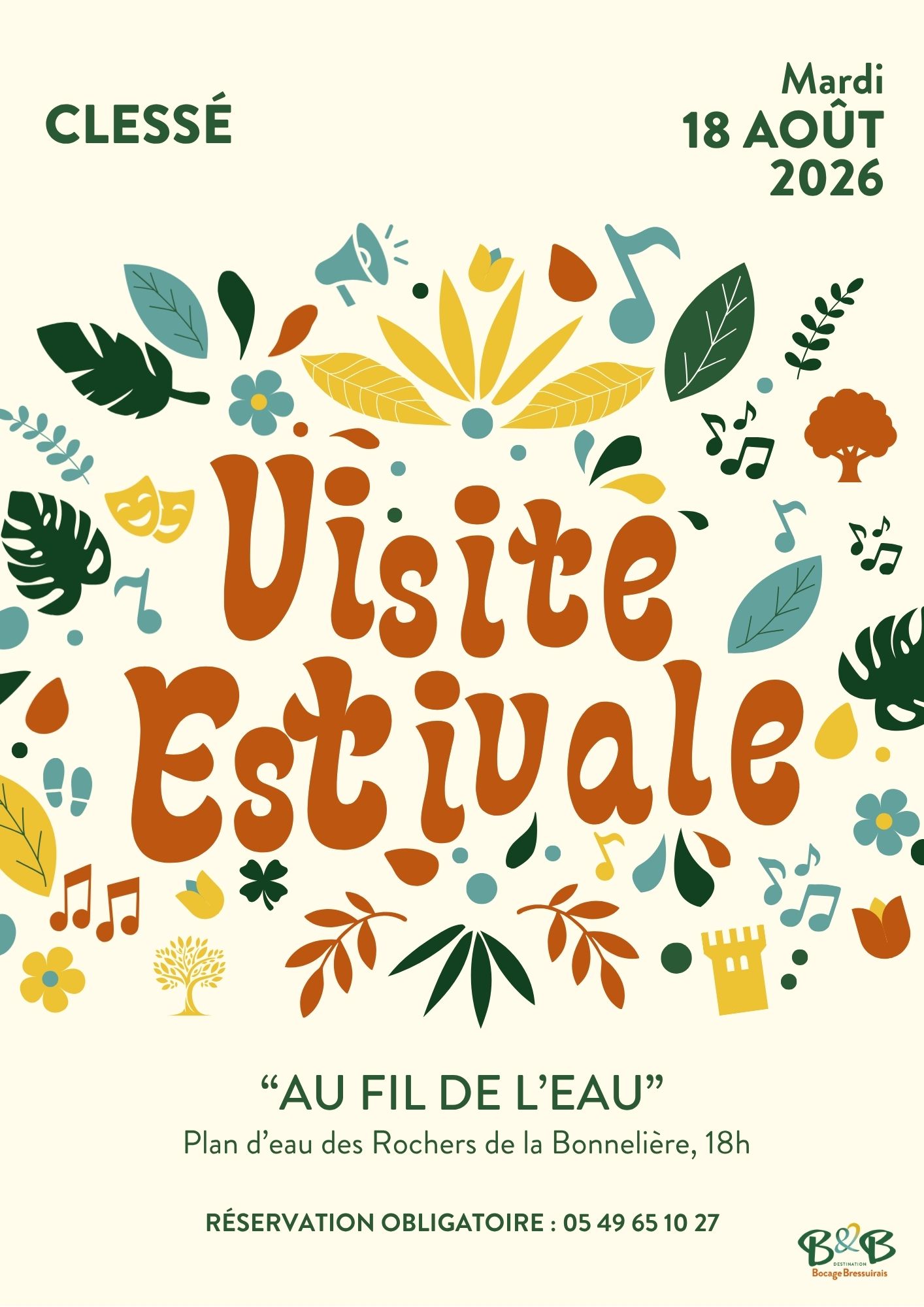Visites estivales 2026 - Au fil de l'eau - Clessé