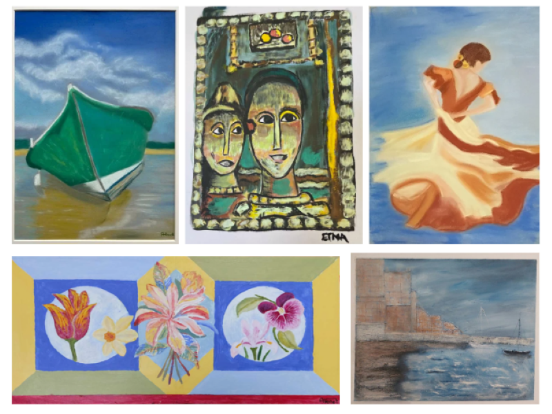 Exposition Peinture De l&rsquo;Atelier Des Artistes De La M&rsquo; Les Abatilles / Pereire