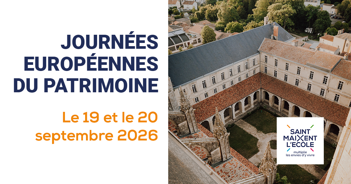 Journées Européennes du Patrimoine à Saint-Maixent l'Ecole