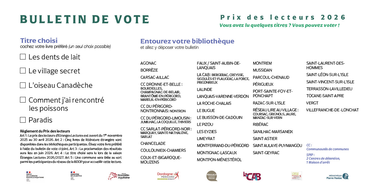 Etranges lectures - prix des lecteurs, Val de Louyre et Caudeau - photo 3