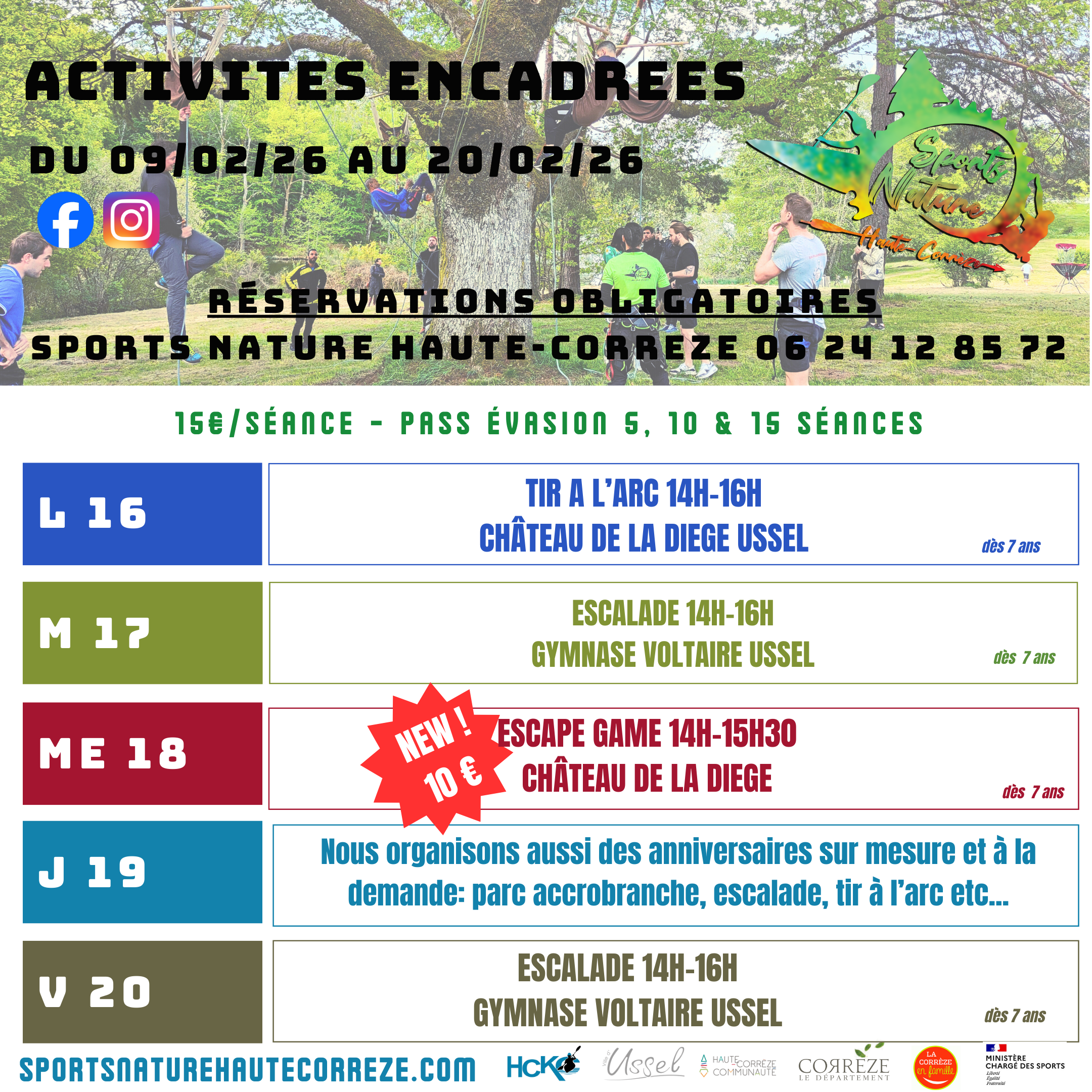 Activités Vacances d'hiver - Sports Nature Haute-Corrèze - photo 2