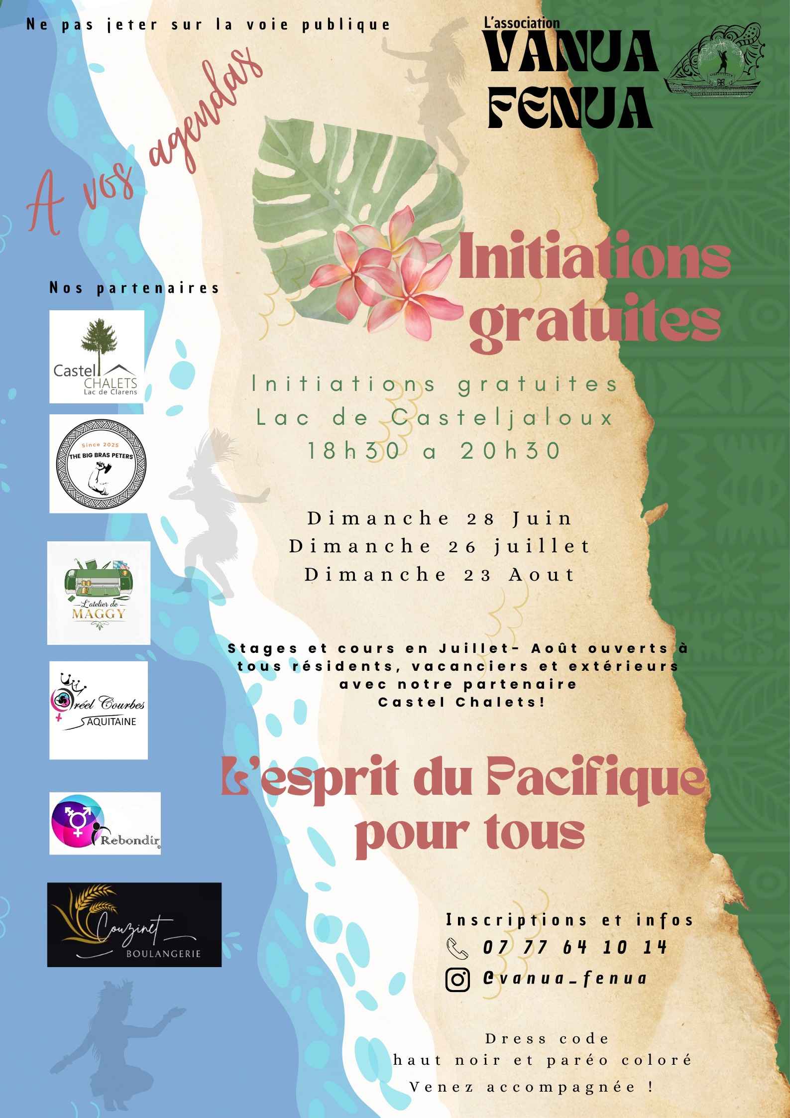 Initiation danses du Pacifique — visuel événement