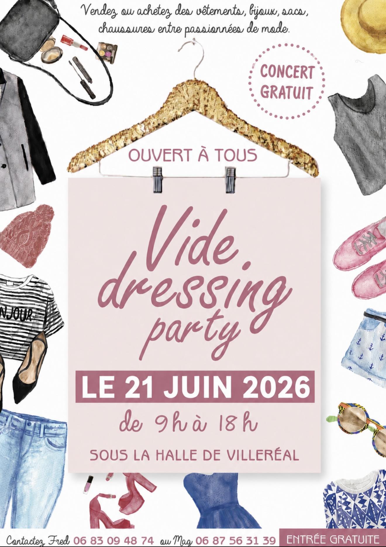 Vide Dressing Party — visuel événement