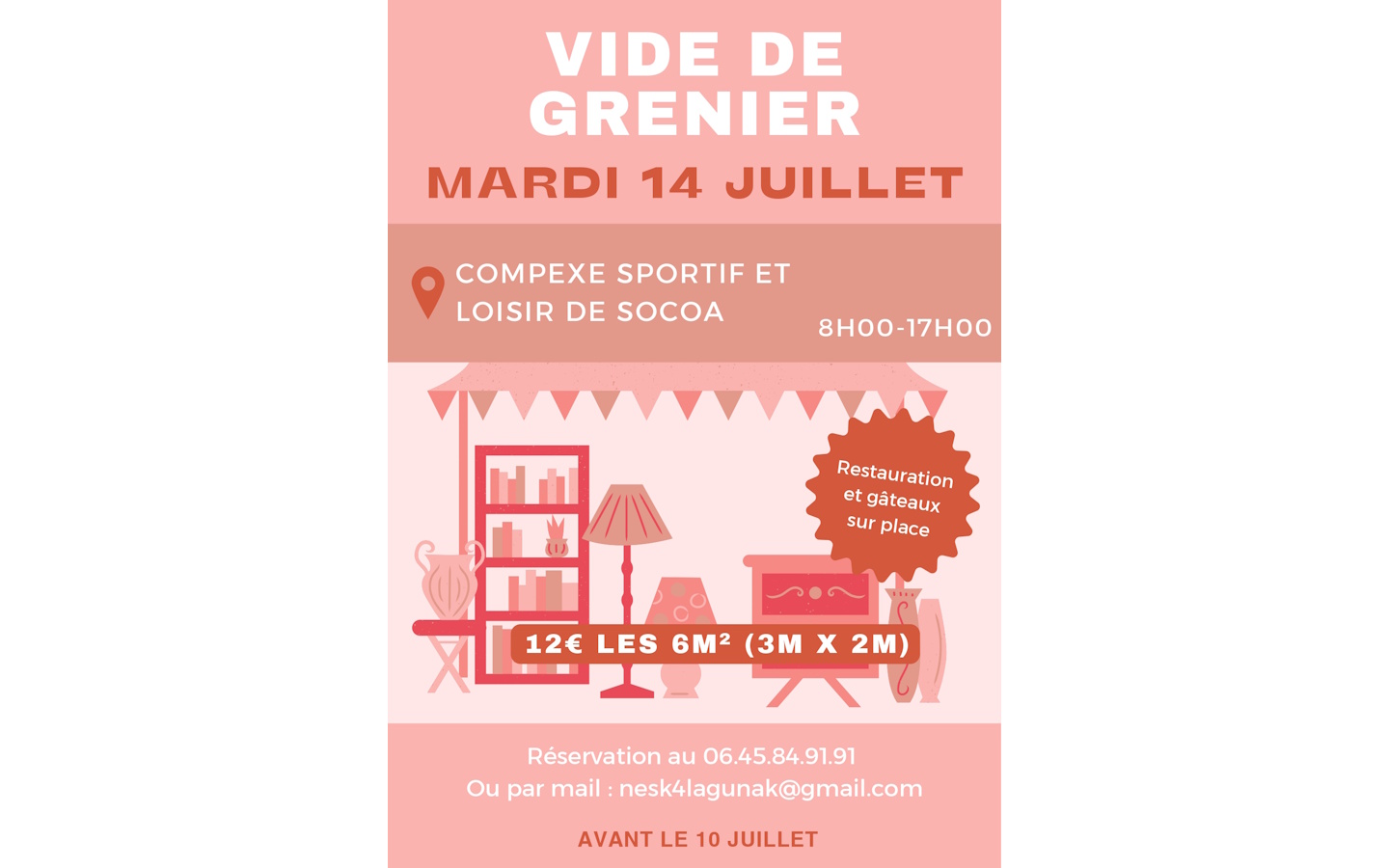 Vide grenier — visuel événement