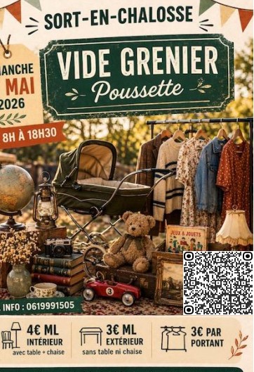 Vide grenier /poussette/ouvert aux professionnels — visuel événement