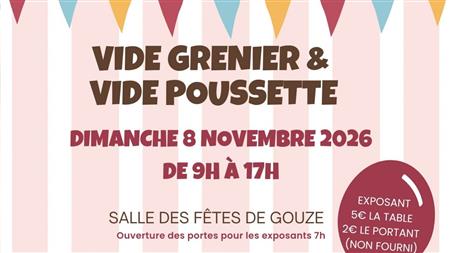 Vide grenier et vide poussette
