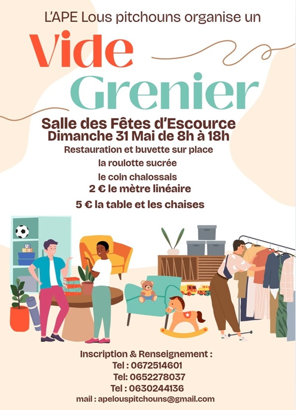 Vide grenier — visuel événement