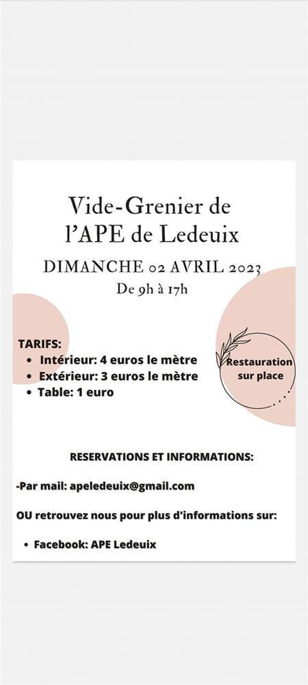 Vide-grenier de l'Ape Vide-grenier de l'Ape