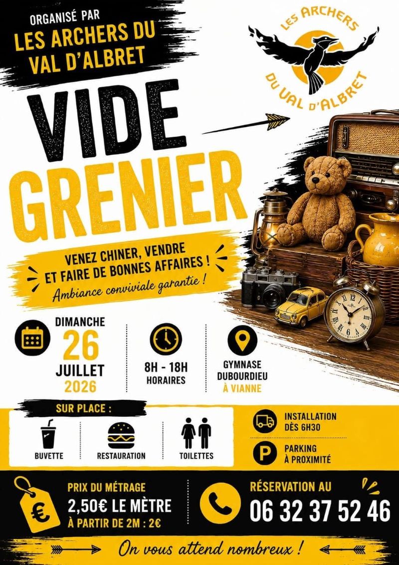 Vide grenier des Archers du Val d'Albret