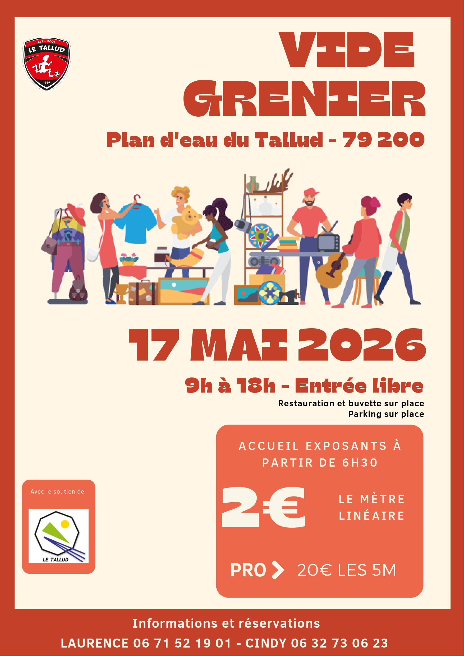 Vide-grenier de l'Éveil Foot Le Tallud
