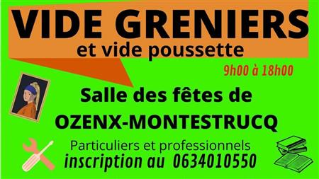 Vide grenier et vide poussette