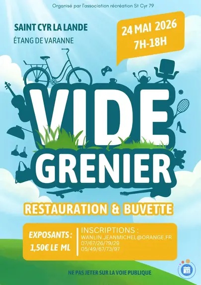 Vide Grenier à Saint Cyr la Lande — visuel événement
