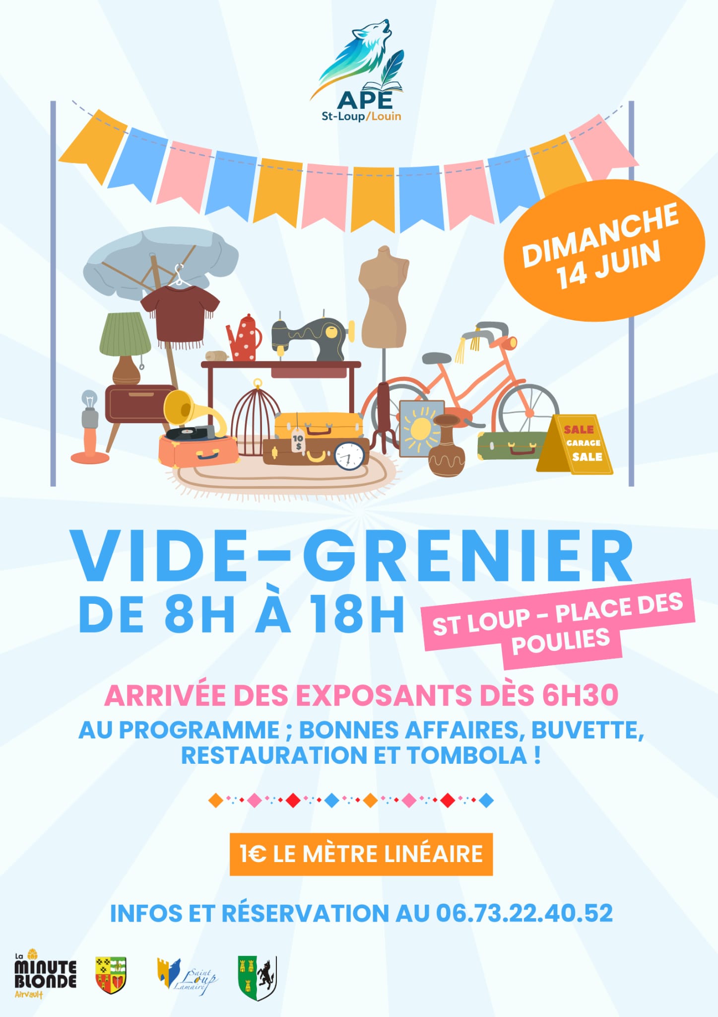 Vide grenier, Saint-Loup-Lamairé