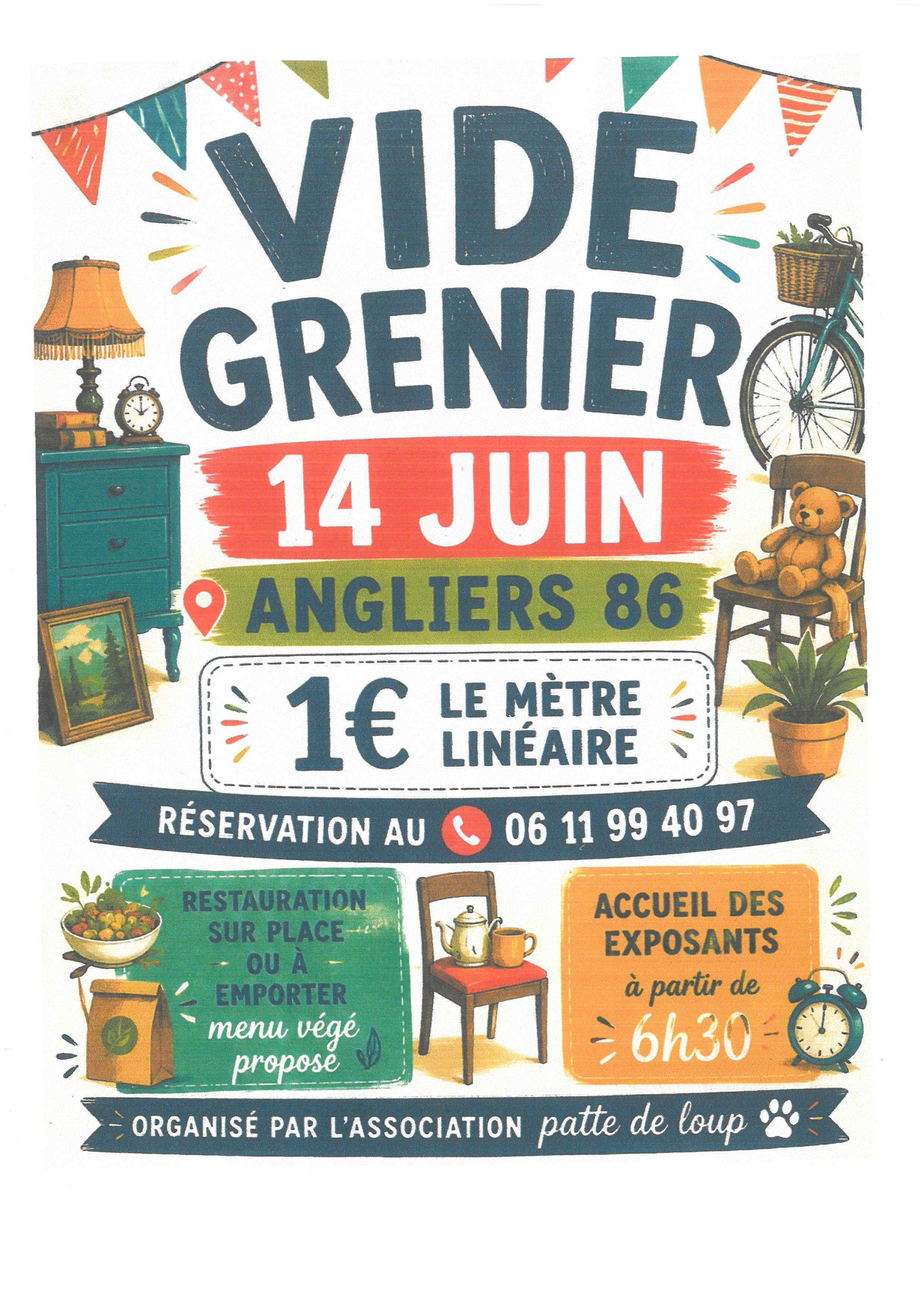 Vide-greniers de l'association "Pattes de Loup"