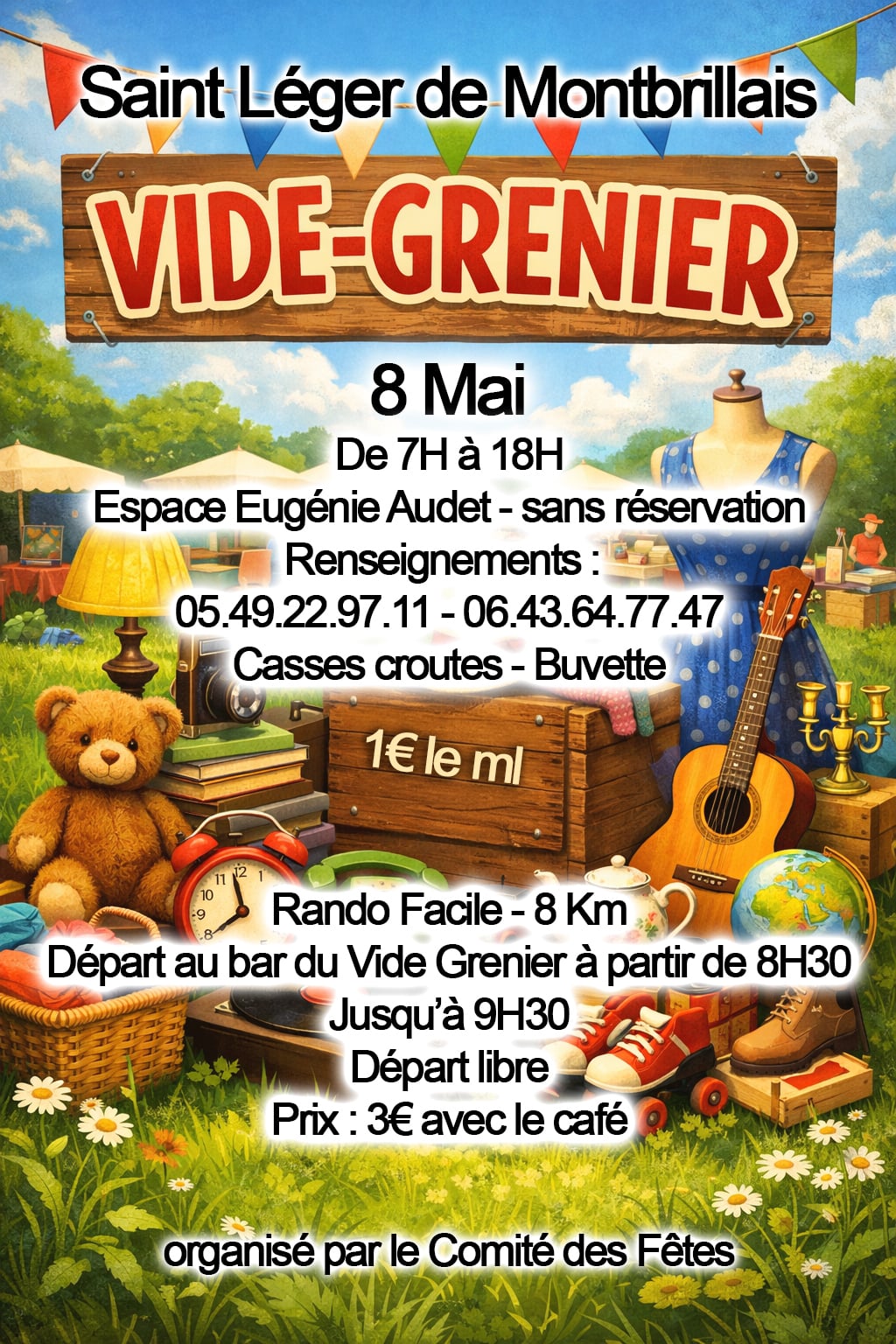 Vide-greniers à Saint-Léger de Montbrillais — visuel événement