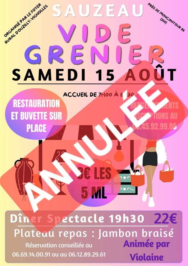 Vide-grenier à Sauzeau (près de Moncontour) ANNULÉ