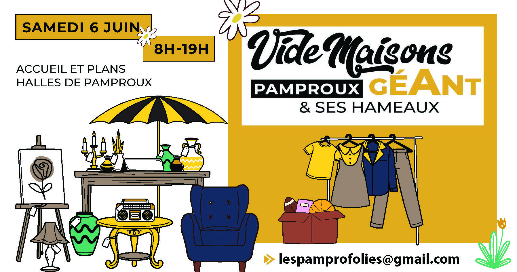 Vide Maisons GEANT Pamproux et ses hameaux — visuel événement