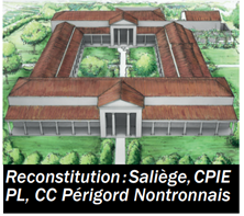 Villa gallo-romaine à Nontronneau