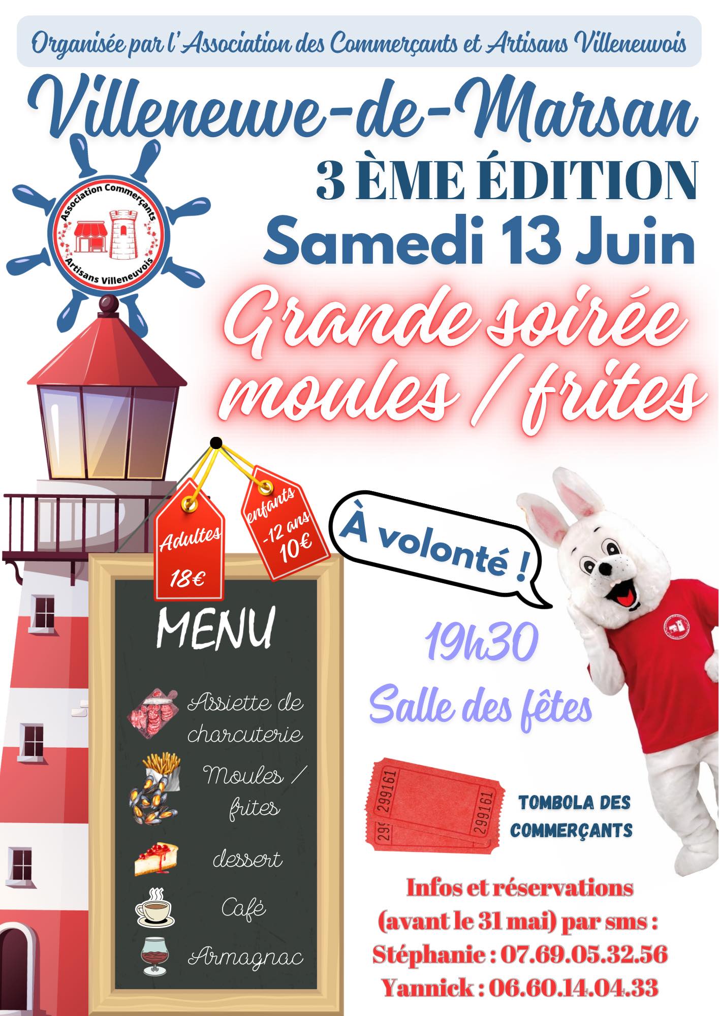 Grande soirée Moules Frites — visuel événement