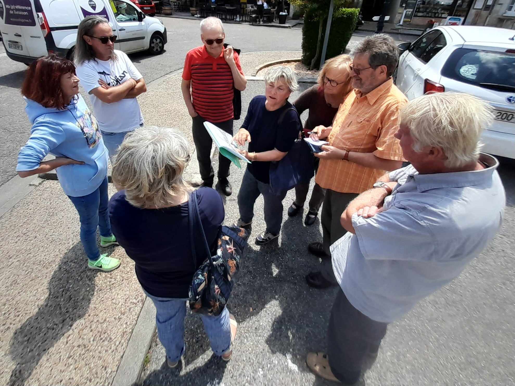Visite guidée de Duras par Annie Servant, Raconteuse de Pays, Duras