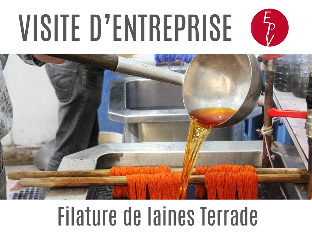 VISITE COMMENTÉE - Filature de laines Terrade